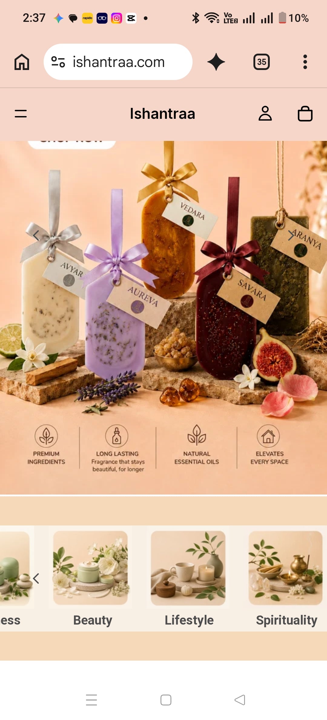 Wax Sachet