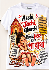 Aschi Jachi Ghurchi T-Shirt - White
