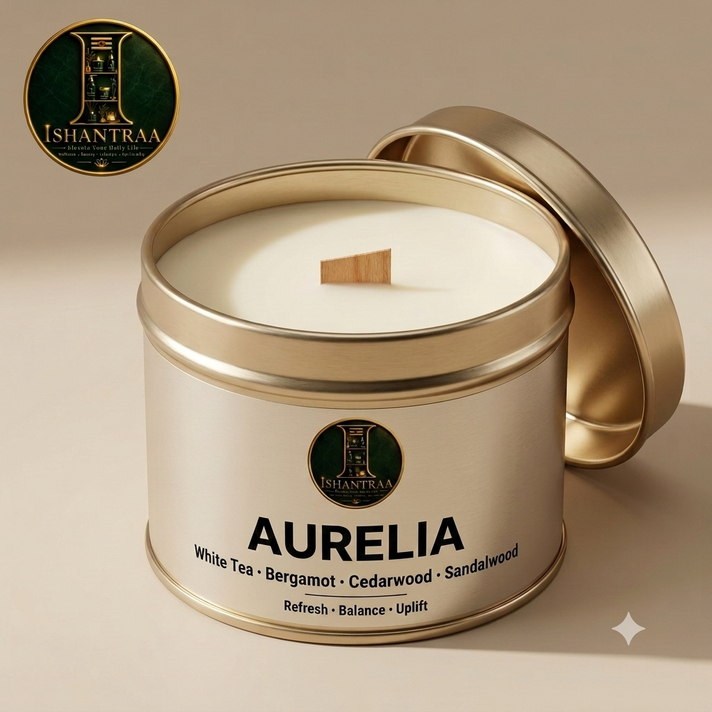 AURELIA — White Tea · Bergamot · Cedarwood · Sandalwood