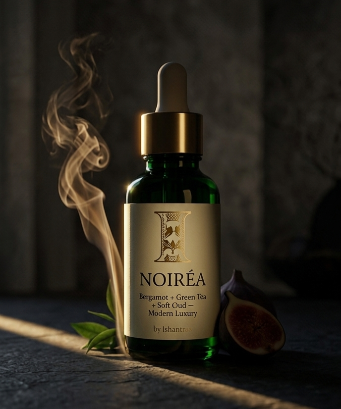 FLOOR FRAGRANCE 10 ML
NOIRÉA — Bergamot · Green Tea · Soft Oud