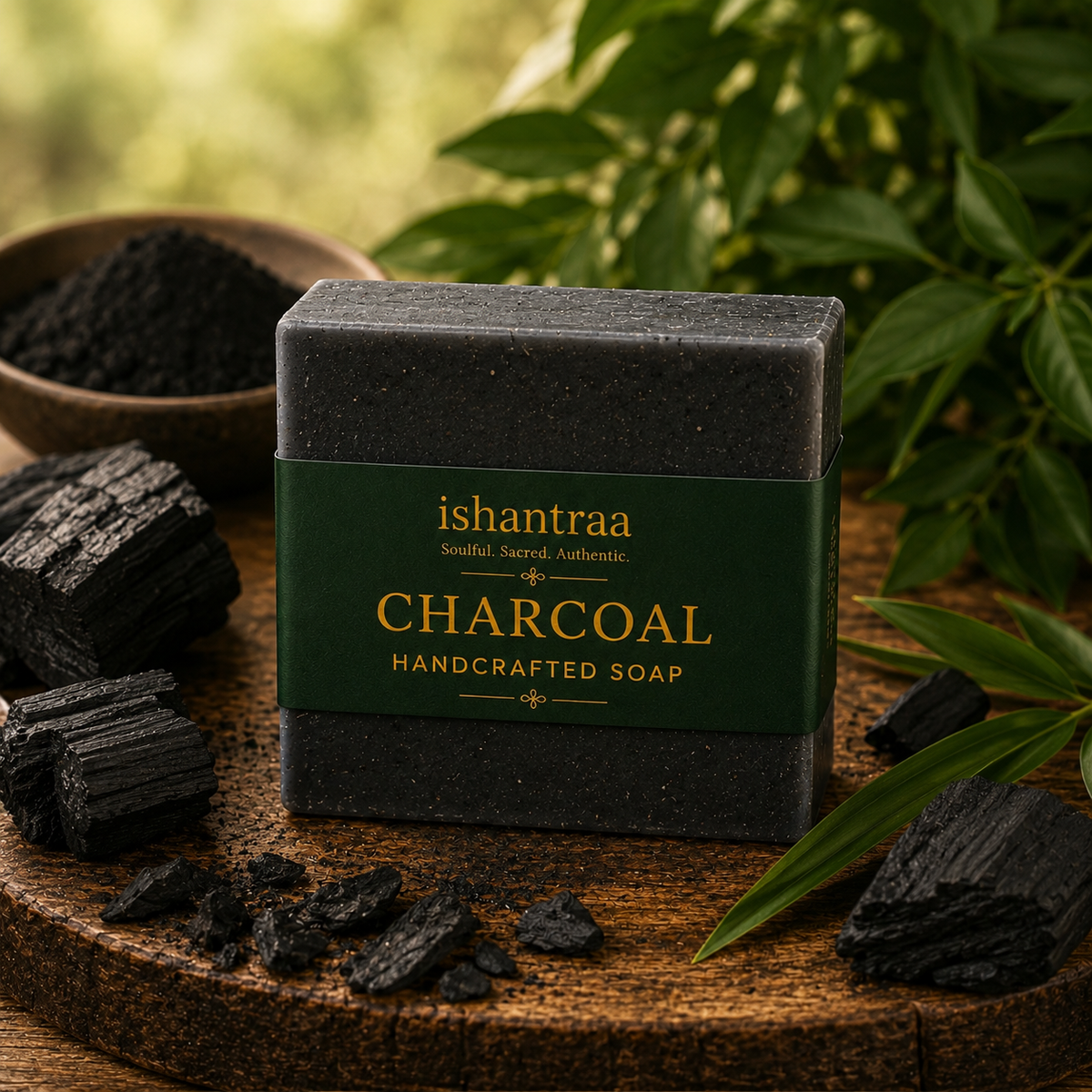 Charcoal Handcrafted Soap Bar | 100 gm