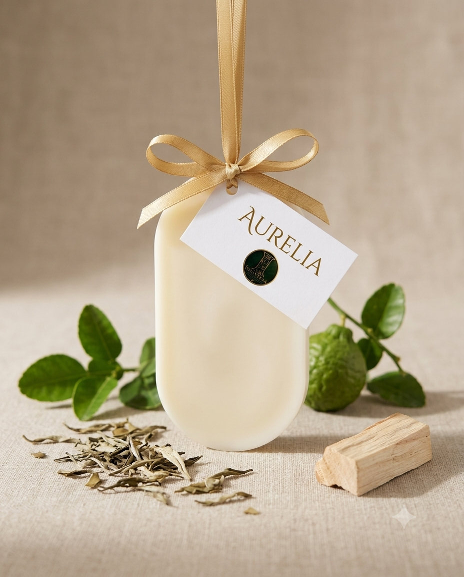 AURELIA — White Tea · Bergamot · Cedarwood · Sandalwood