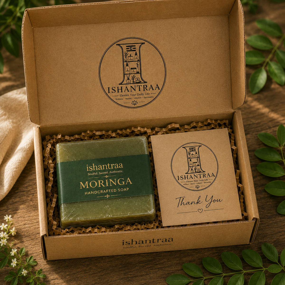 Moringa Handcrafted Soap Bar |100 Gram
