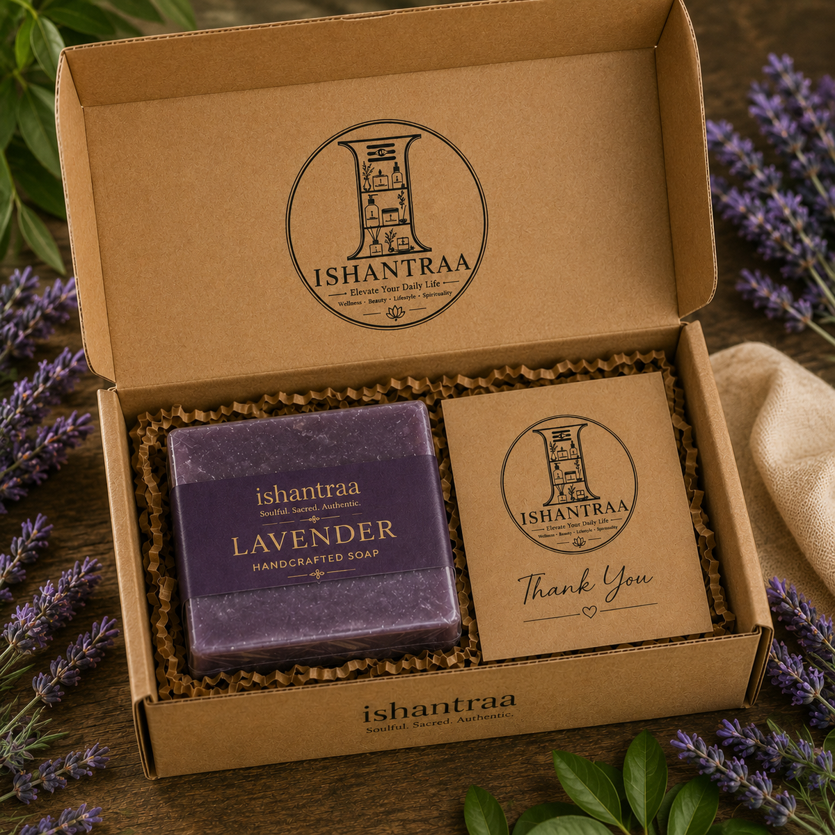 Lavender Handcrafted Soap Bar | 100 gm
